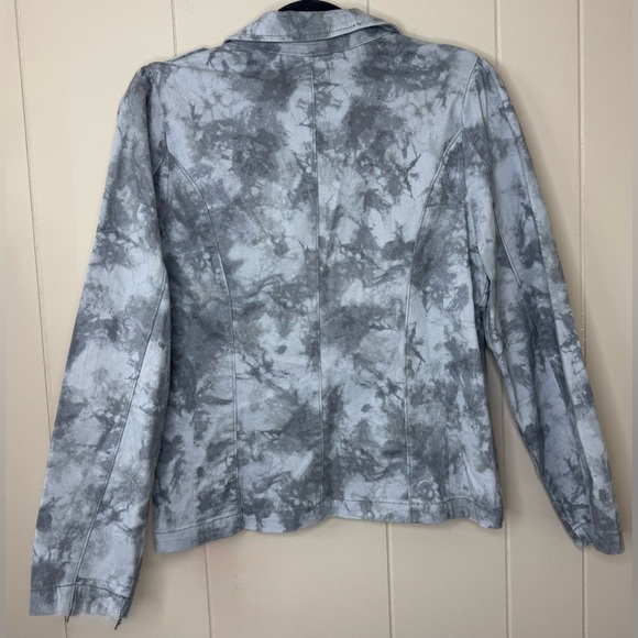 Democracy Twill Ice Dye Light Jacket Womens Size Small - Picture 2 of 9